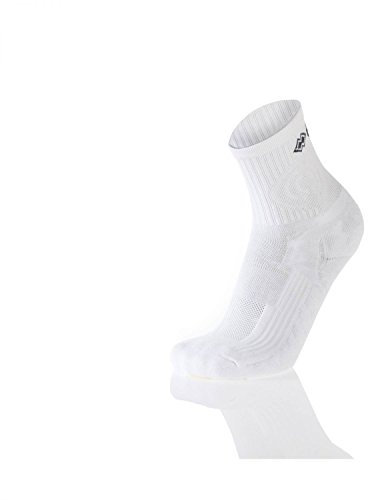 Errea Skip Socken, Unisex, Weiß, Extra Large, 1 Stück, Handballsocken, Knöchelhoch, Weich, Atmungsaktiv, 80% Baumwolle, 16% Nylon, 4% Elasthan