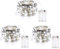 BOLWEO [3 Pack] Battery Powered Christmas Fairy String Lights, 10ft/3M 30 LEDs,Waterproof Ambiance Lighting for Indoor Outdoor Decoration,Cool White