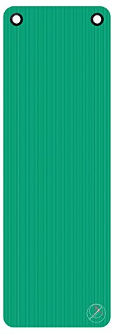 Trendy Sport Trainingsmatte - ProfiGymMat - Therapiematte mit Ösen - 180 x 60 x 1,5 cm, grün