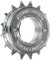 SunRace 16 Zähne Freilauf für Kette - Chrom, 1/2 x 3/32 Zoll