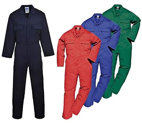 Portwest Game S999 Euro Overall/Boiler Suit Medium Red Medium Red Protective