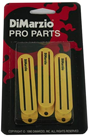 DiMarzio DM2002Y Fast Track Yellow Guitar Pickup Covers Set Of Three