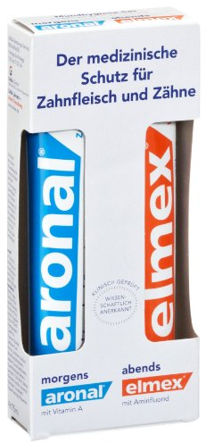 Aronal/Elmex Mundhygiene Set, 150 ml, 2er Pack (2 x 150 ml)