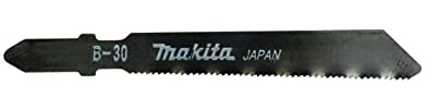 Makita B-04961 Stichsägeblatt B-30 HSS 5 Stück, ideal für dünne Bleche aus Stahl, Edelstahl und Aluminium von 1 bis 3 mm und Kunststoff von 1 bis 6 mm Materialstärke