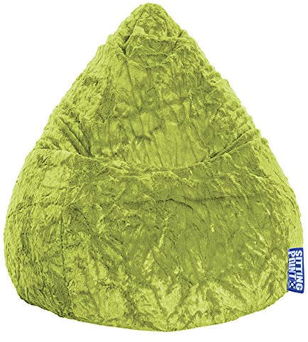 SITTING POINT only by MAGMA Sitzsack Fluffy XL ca. 220 Liter grün