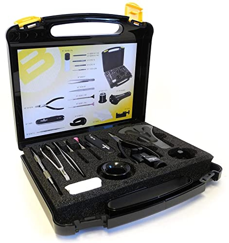 Bergeon 7812, Kit di riparazione orologi professionale e veloce, con custodia per il trasporto # 55 – 699
