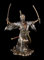 Samurai Figur - Bujutsu mit Zwei Schwertern - Veronese Statue Krieger