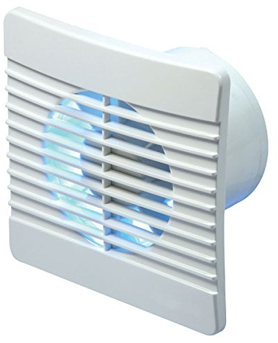 Manrose FLAT150T Axial Extractor Fan for 150 mm / 6 Inch Duct (Timer Model)