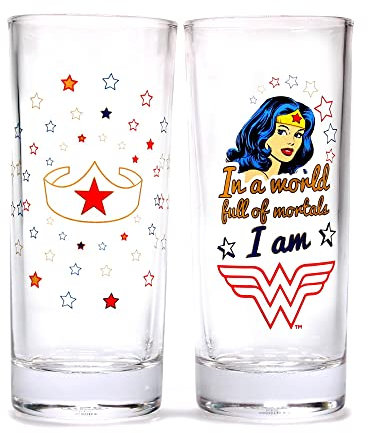 Wonder Woman - Stars (Set 2 Bicchieri) (1 Accessorie)