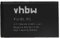 vhbw Akku kompatibel mit Belkin Tizi Mobile DVB-T Tuner Handy Smartphone Telefon (700mAh, 3,7V, Li-Ion)