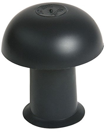 Chapeau de ventilation PVC avec moustiquaire - Diametre : 100 - Couleur : Ardoise