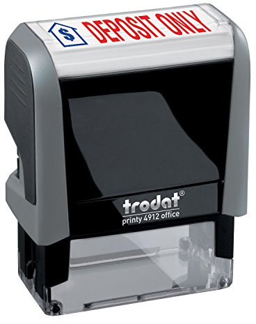 Trodat Printy 4912 Self-Inking Message Stamp, DEPOSIT ONLY by Trodat GmbH