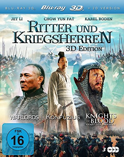 Ritter und Kriegsherren (Konfuzius 3D / Knights of Blood 3D / The Warlords 3D) (3 Blu-rays) [3D Blu-ray]