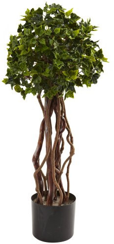 Nearly Natural 2.5ft. English Ivy Topiary UV Resistant (Indoor/Outdoor)