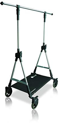 SOOPL® Fashion-Trolley Vertreter-Ständer klappbar für Modeverkauf, Messe und Modenschau