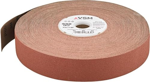 Schleifgewebe Sparrolle 50 m, KK114F, Bandbreite 40 mm, Körnung 150, VSM