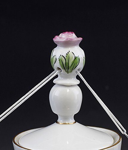 Porzellan Tropfenfänger Rosen-Vase