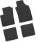 Bär-AfC FI01097 Gummimatten Auto Fußmatten Schwarz, Erhöhter Rand, Set 4-teilig, Passgenau für FIAT Panda Typ 169 Baujahr 2003 bis 2012