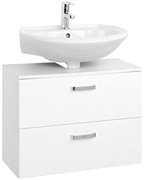 möbelando Unterbeckenschrank Badmöbel Badezimmermöbel Waschbeckenunterschrank Bologna I (70 cm)