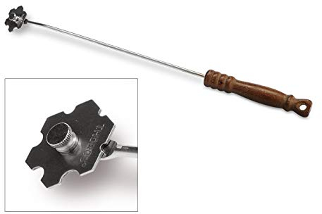 Thüros Grillrostschaber Edelstahl Holzgriff 25 cm