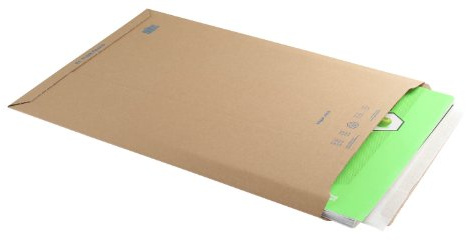 Blake VITA - Corrugated Cardboard Envelopes 353 x 250 mm - Pack of 100 - Thickness 300 GSM - Peel and Seal Cardboard Mailers - Book Wrap Mailer 13.90 x 9.84 Inches - Sustainable Packaging (PCE40)