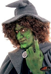 Hexen Nase mit Hautkleber haut