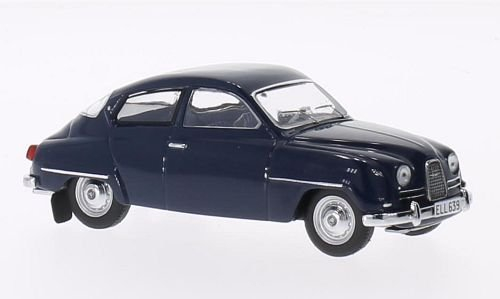 Saab 96, dunkelblau, 1964, Modellauto, Fertigmodell, Triple 9 Collection 1:43