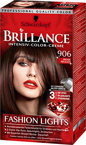 Brillance Intensiv-Color-Creme 906 Bronze Reflexion Fashion Lights Stufe 3