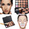 Boolavard 15 colori Concealer Palette Kit pennello libero viso trucco crema contorno