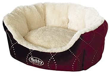 Nobby 60588 Komfort Bett oval Ceno, Wein rot