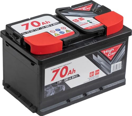 Batteria Auto da 70AH 600A 12V polo positivo destro cassetta L3B
