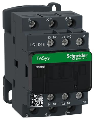 Schneider Electric - TeSys LC1D - contacteur - 3P - AC-3 440V - 18A - bobine 400Vca - LC1D18V7
