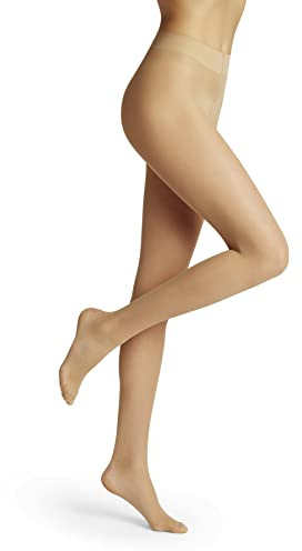 FALKE Women's Matt Deluxe 20 DEN W Ti Sheer Plain Tights 1 Pair, Skin Colour Golden 4699, M-L