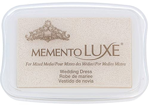 Tsukineko Memento Luxe Stempelkissen für Hochzeitskleid, Einheitsgröße, White