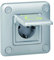 Prise encastrée avec volet Green'up Access pour véhicule électrique - IP55 IK10 - Modes 1 ou 2