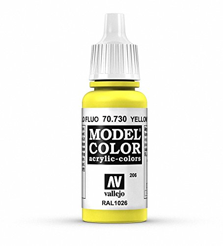 Vallejo, Model Color, Acrylfarbe, 17 ml fluoreszierendes gelb