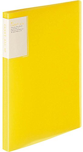 Kokuyo Clear Book della tasca A4 lunghezza 40 pezzi di giallo la-5003y (Japan Import)