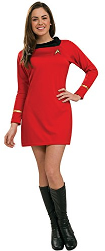 Rubie's Damen Star Trek Classic Deluxe Kleid Kostüme in Erwachsenengröße, Mehrfarbig, Medium
