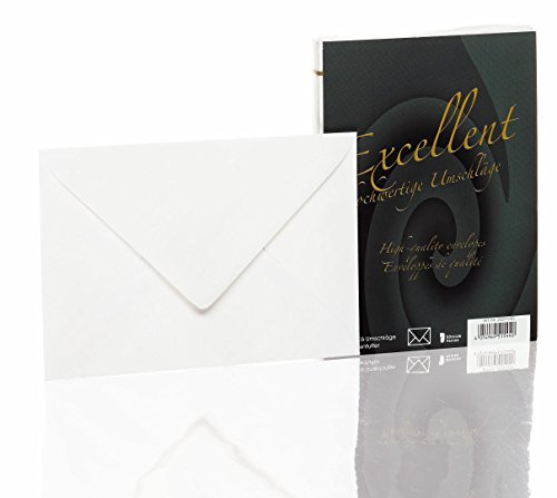 Rössler Papier - Excellent - Briefhüllen (25 Stück, C6) weiß
