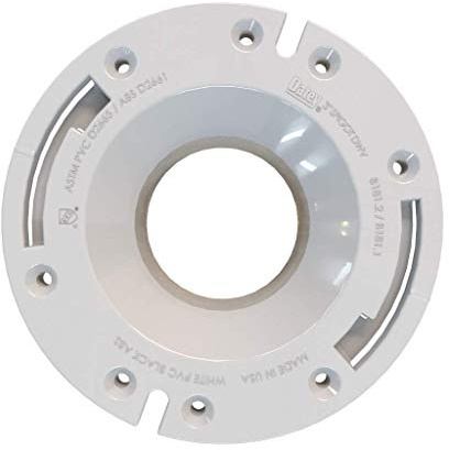 Oatey 3 in. PVC Spigot Fit Closet Flange with Plastic Ring