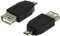 LogiLink AU0029 Adaptateur USB 2.0 Micro B Mâle/A Femelle Noir