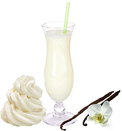 Sahne Vanille Geschmack Proteinpulver Vegan mit 90% reinem Protein Eiweiß L-Carnitin angereichert für Proteinshakes Eiweißshakes Aspartamfrei (200g)