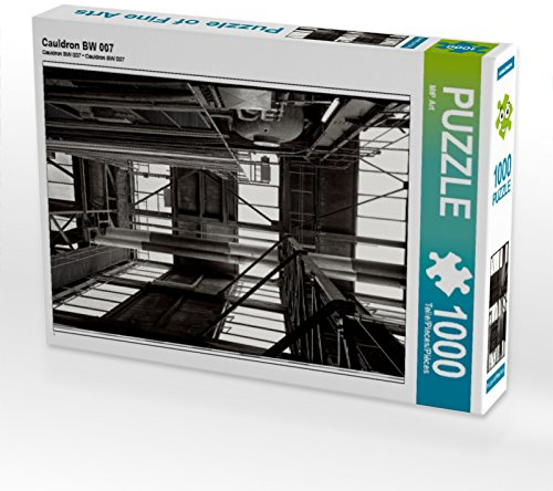 CALVENDO Puzzle Cauldron BW 007 1000 Teile Puzzle hoch | 1000 Teile Lege-Größe 48 x 64 cm Foto-Puzzle für glückliche Stunden
