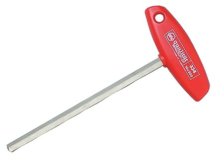 Wiha Stiftschlüssel mit Quergriff Sechskant glanzvernickelt (00919) 5 x 350 mm