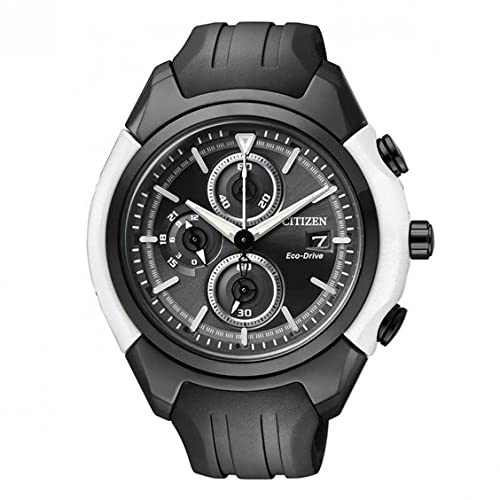 Citizen Dome Herren-Armbanduhr XL Chronograph Quarz Resin CA0286-08E