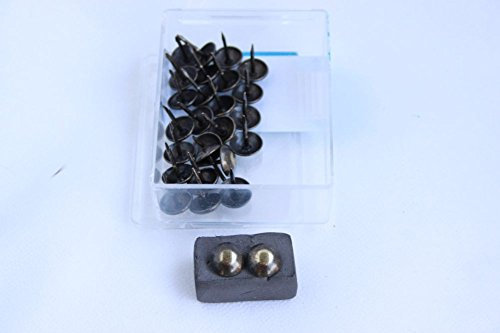Telliswelt 25 Qualitäts Ziernägel Polsternägel Nagel - Made in Germany- 11mm Bronze antik