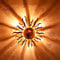 s`luce Diator 2.0 Wandleuchte Sonne, Ø50cm, goldfarben SUN/2C500/GD