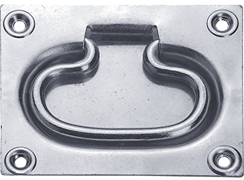 LÜSEBRINK 084.000440.00 Kistengriff zum Einlassen Breite 90 mm, L 140 mm, verzinkt
