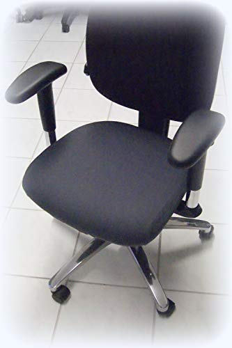Bezug für Bürostuhl - Husse für Bürodrehstuhl Drehstuhl (Schwarz, 44 x 44)