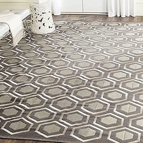 SAFAVIEH Kilim Collection Area Rug - 5' x 8', Grey, Handmade Flat Weave Wool, Ideal for High Traffic Areas in Living Room, Bedroom (KLM629A)